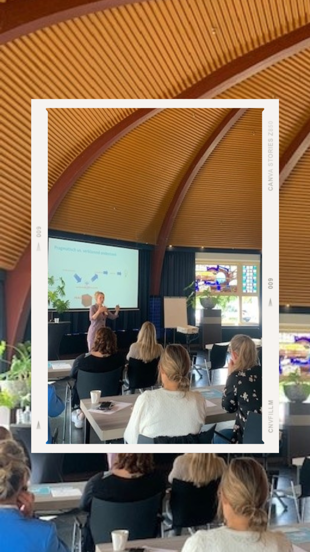 Debby Gerritsen tijdens de Netwerkmiddag